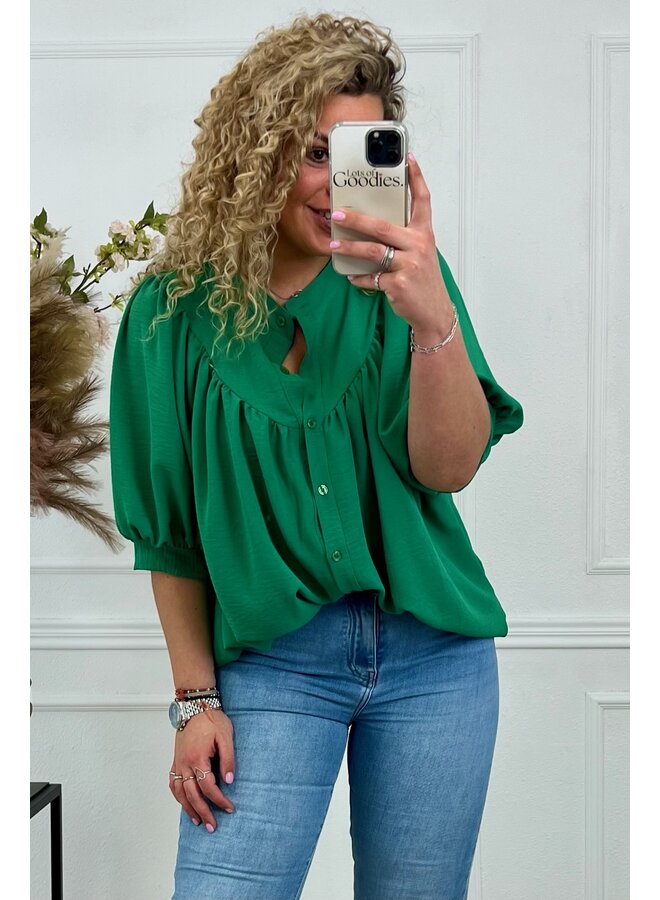 Scarlett Summer Blouse - Green