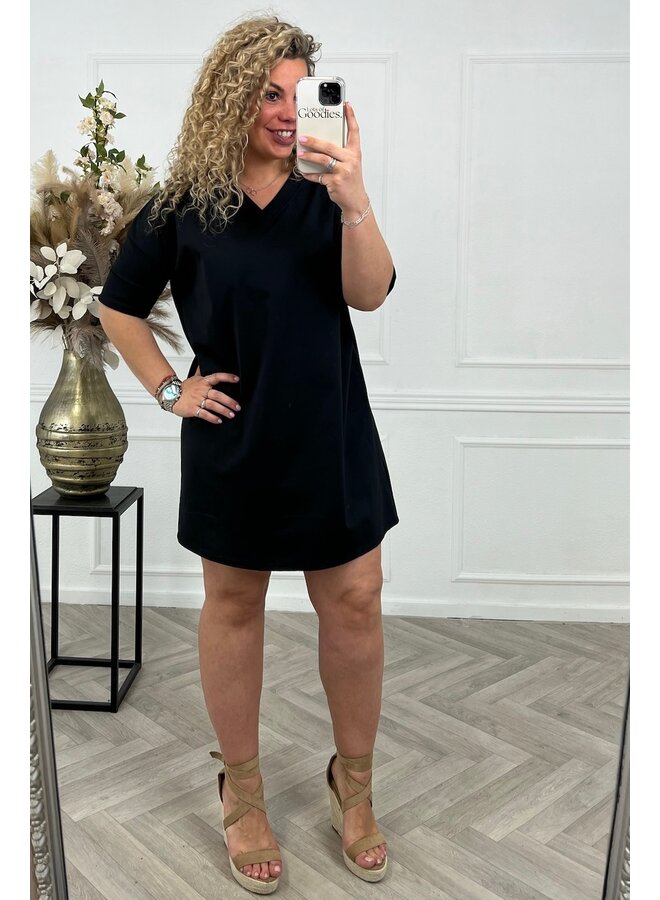 T-Shirt Dress - Black