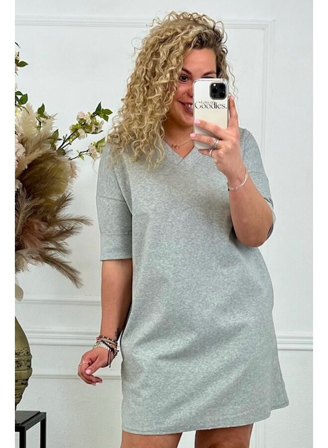 T-Shirt Dress - Grey