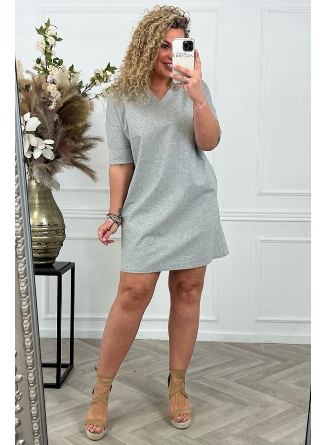 T-Shirt Dress - Grey