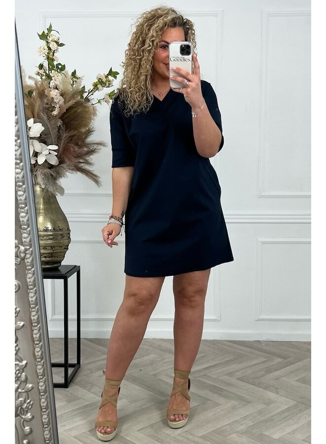 T-Shirt Dress - Navy