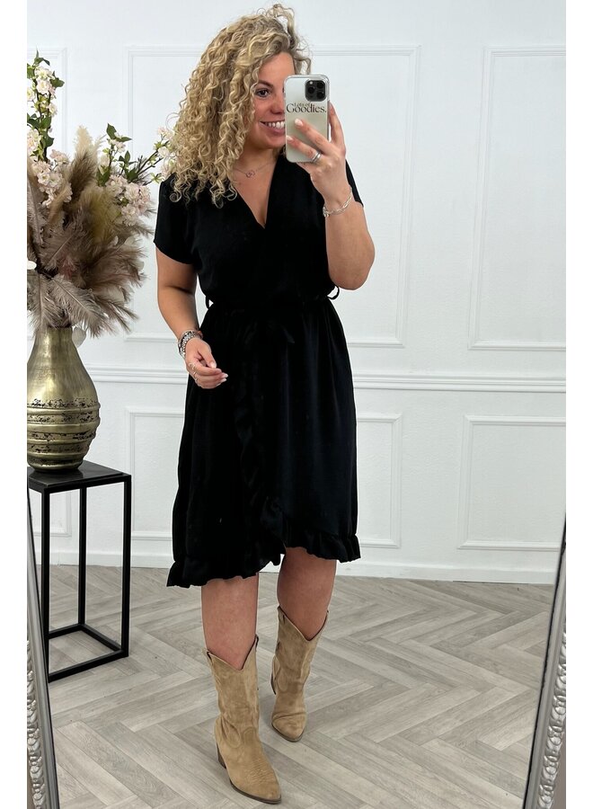 Curvy Musthave Spanish Dress - Black PRE-ORDER