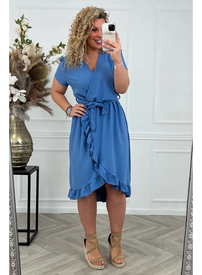 Curvy Musthave Spanish Dress - Denim