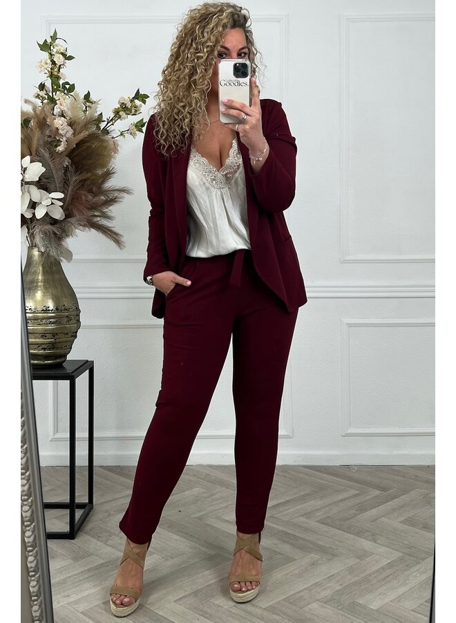 Mandy Suit - Bordeaux