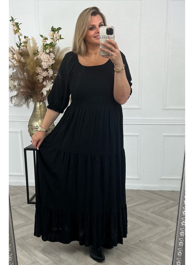 Long Celeste Dress - Black