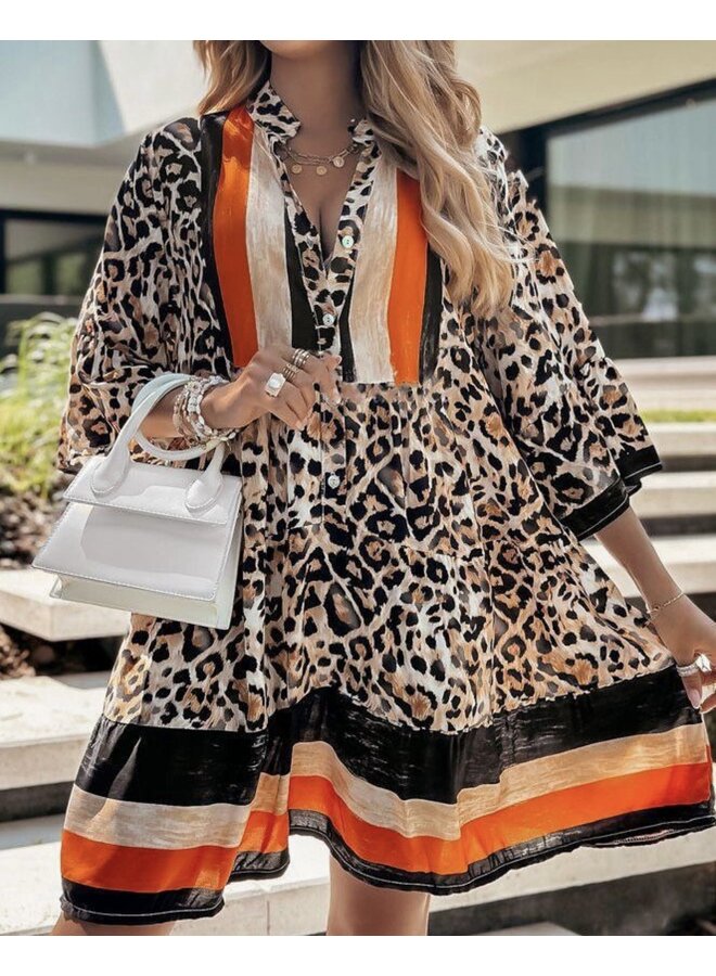 Roxy Dress - Leopard