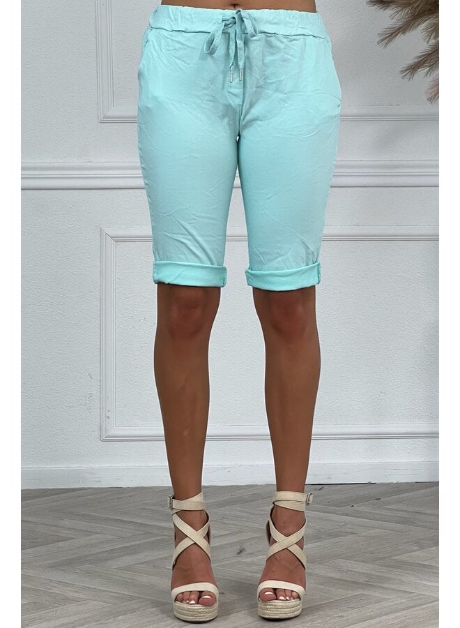 Super Stretch Capri Pants - Mint