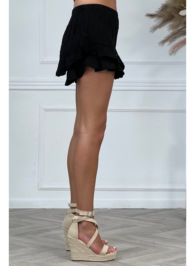 Short Summer Skort - Black