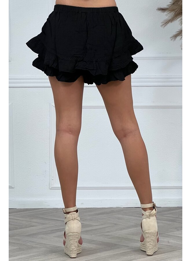 Short Summer Skort - Black