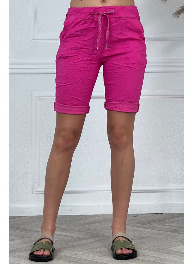 Super Stretch Midi Short - Pink