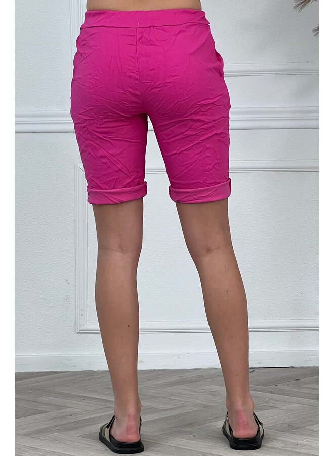 Super Stretch Midi Short - Pink