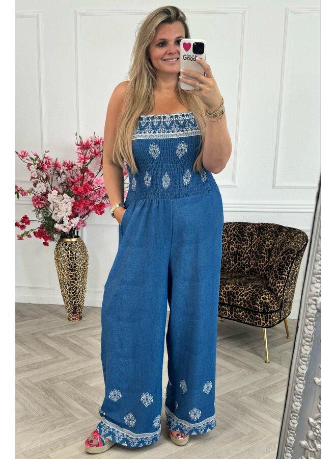 Rhodos Jumpsuit - Denim