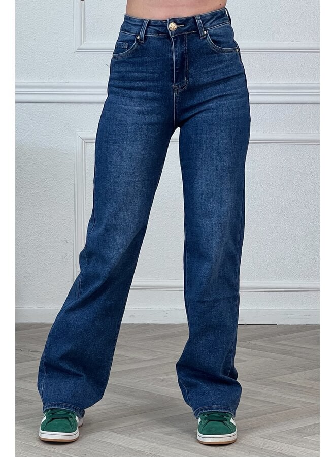 Goodies Wide Leg Goodies Jeans - Blue