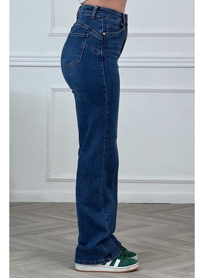 Goodies Wide Leg Goodies Jeans - Blue