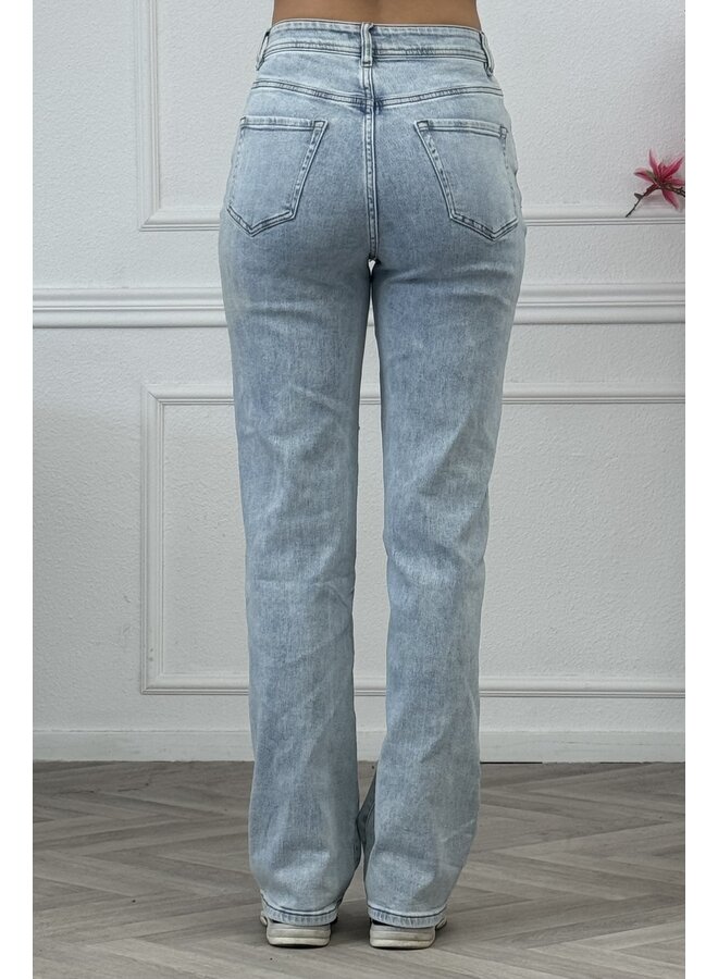 Joy Wide Leg Jeans - Light Blue