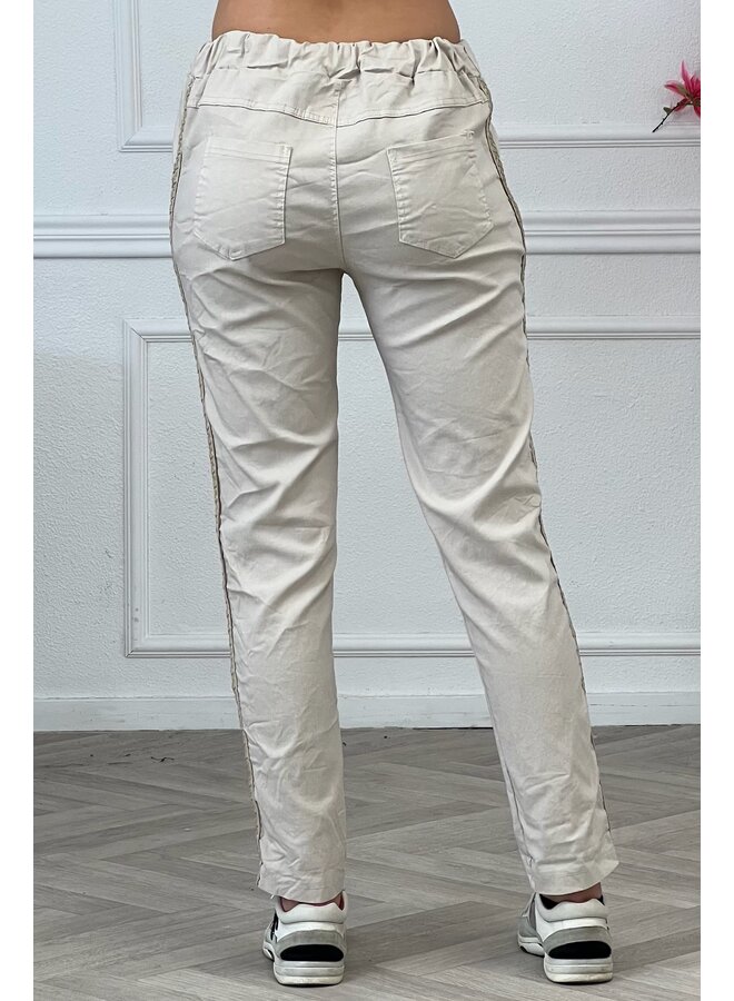 Super Stretch Star Pants - Beige