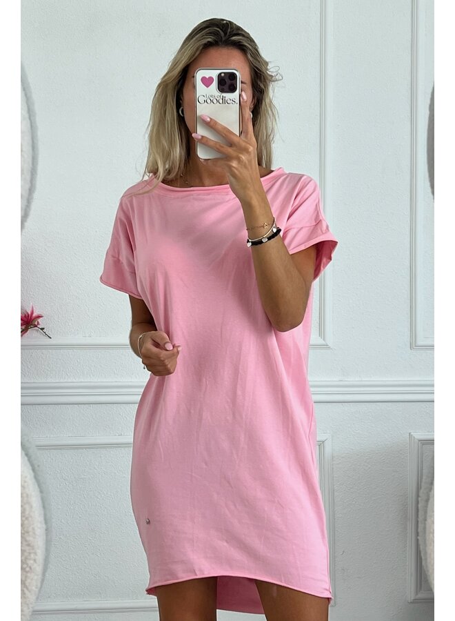 Comfy Summer Dress - Pink