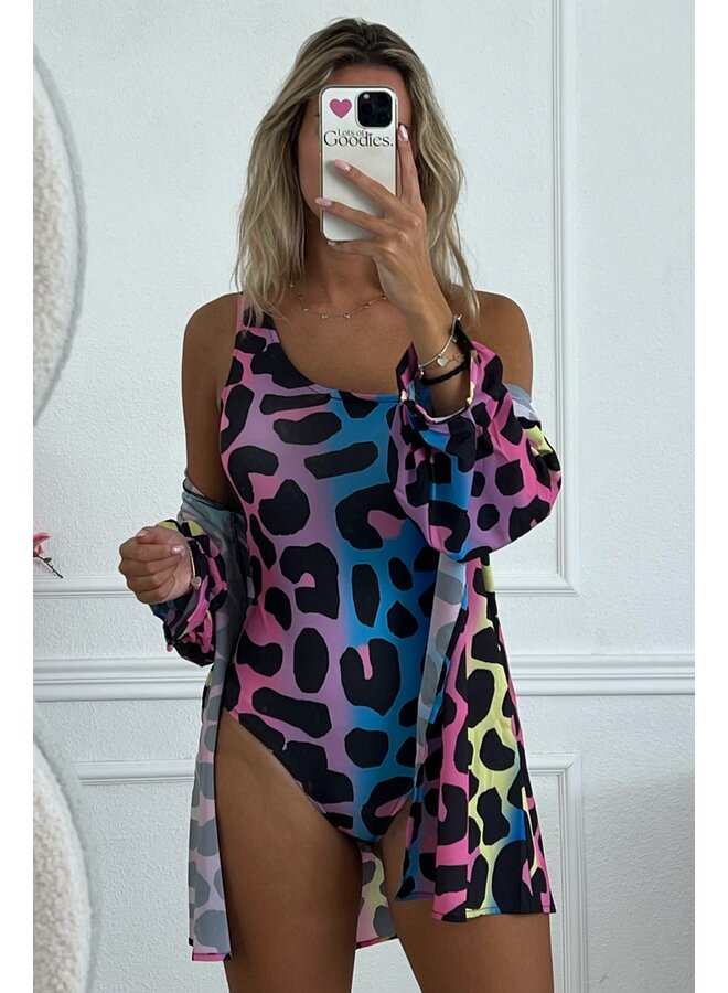 Leopard Bathing Set - Multicolor