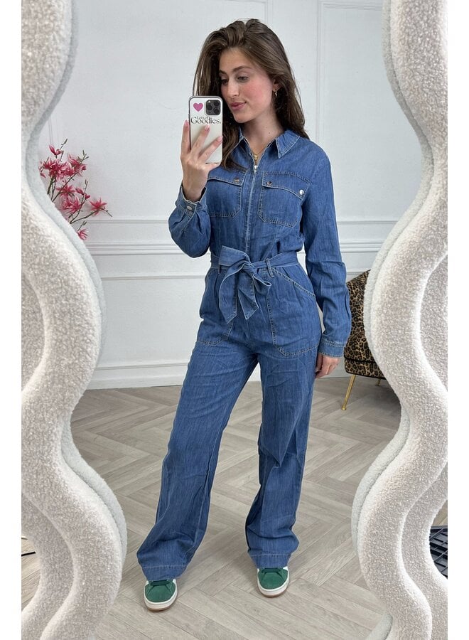 Musthave Denim Jumpsuit - Jeans Blue