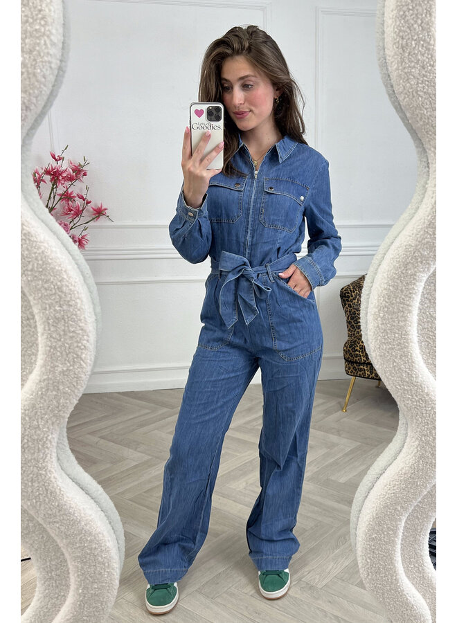 Musthave Denim Jumpsuit - Jeans Blue