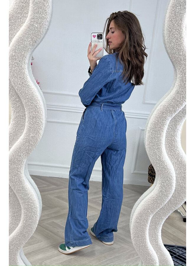 Musthave Denim Jumpsuit - Jeans Blue