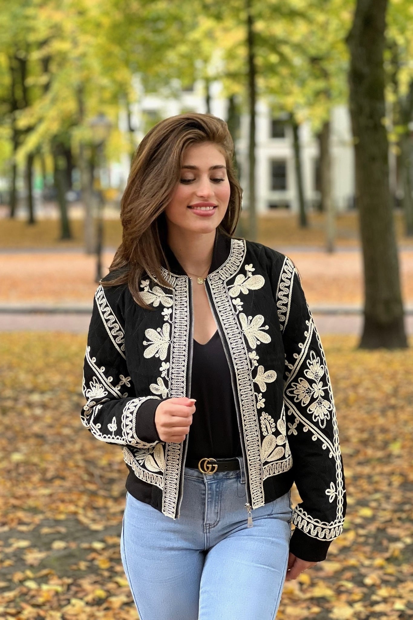 Isabella - Rock Jacket voor Dames - Zwart - Hoogwaardig Kunstleer met Ritssluiting main image 1