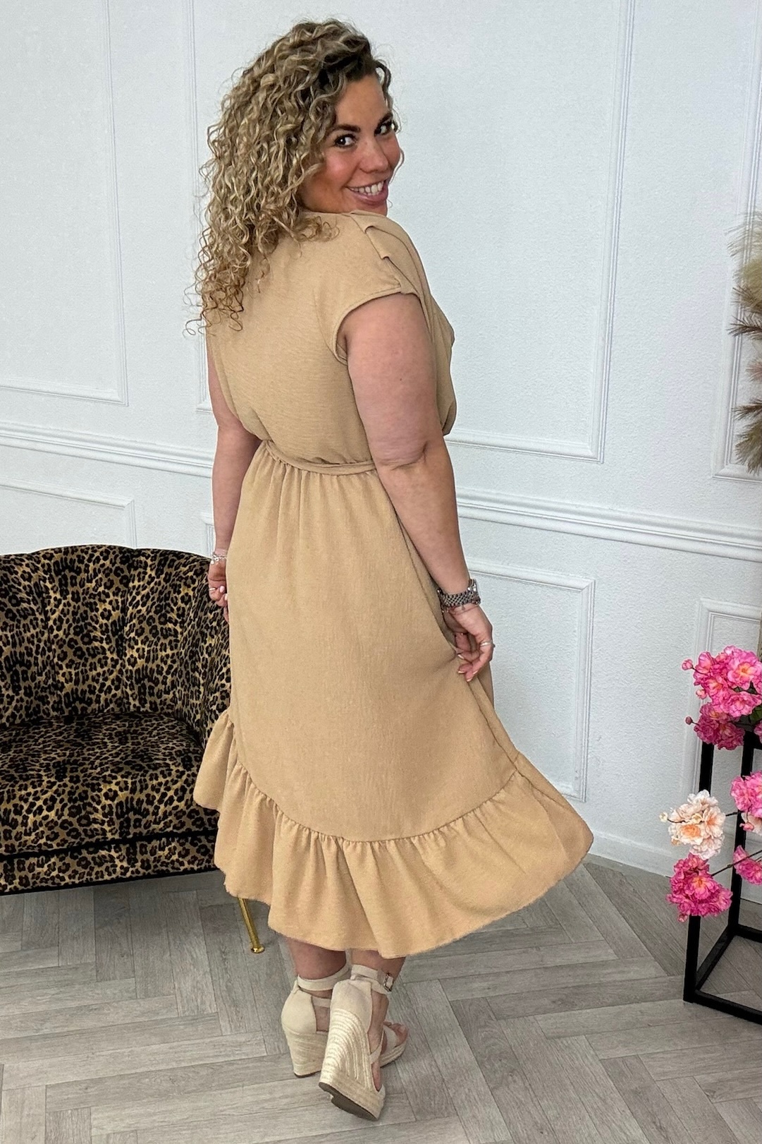 Perfect Waterfall Dress - Camel main image 1