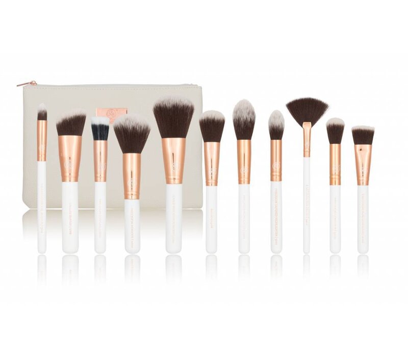 Boozy Cosmetics Rose Gold BoozyBrush 11 pc Precision Face Set