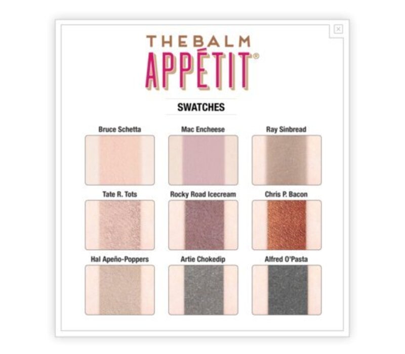 The Balm Appétit Eyeshadow Palette