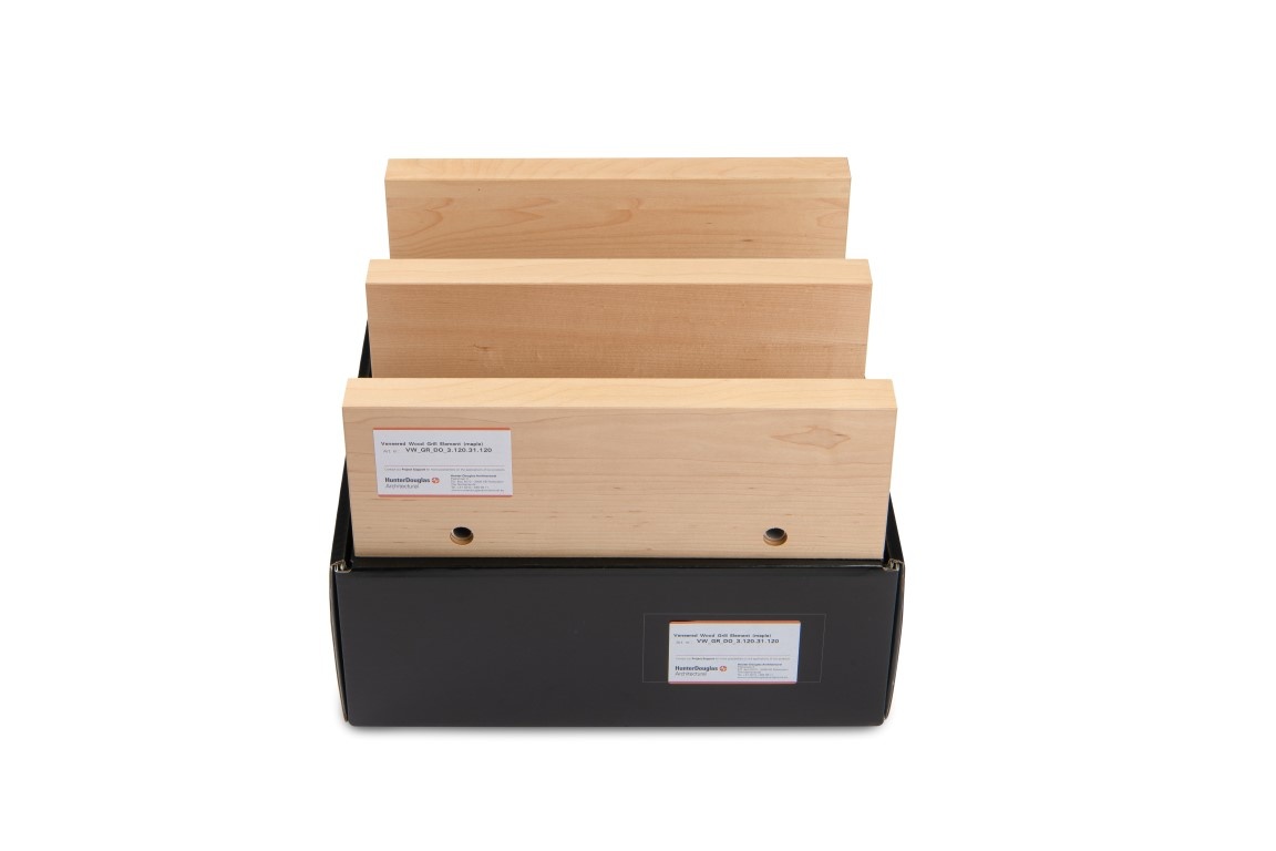 Veneered Wood Grill Element Dowel Maple 3-120-31-120