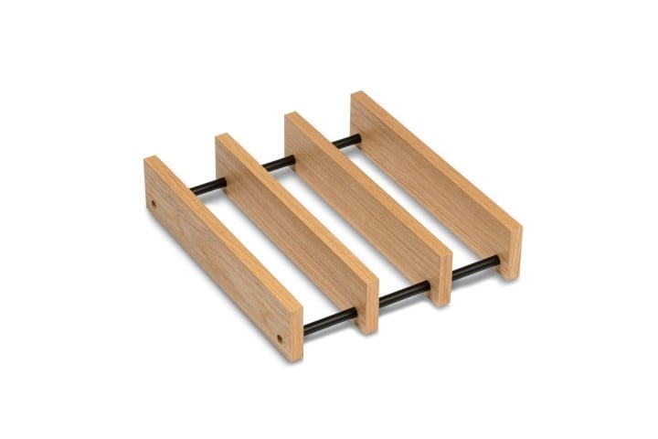 Veneered Wood Grill Element Dowel Oak 78mm height, 19mm thick, 65mm gap