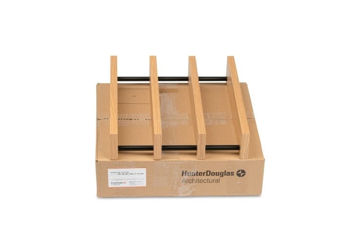 Veneered Wood Grill Element Dowel Oak 78mm height, 19mm thick, 65mm gap