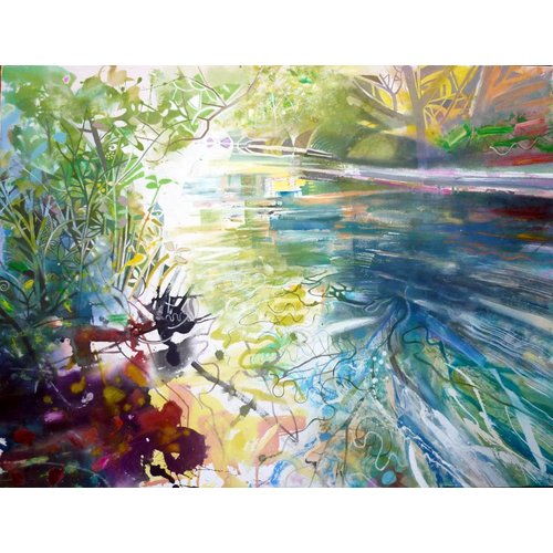 David Wiseman Pitshanger Riverside Summer David Wiseman Pitshanger Riverside Summer