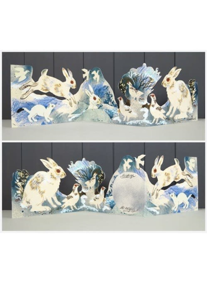 Blanca liebre 3 veces Mark Hearld