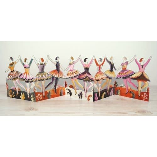 Art Angels Dancers 3D card by Sarah Young Art Angels Dancers 3D card by Sarah Young