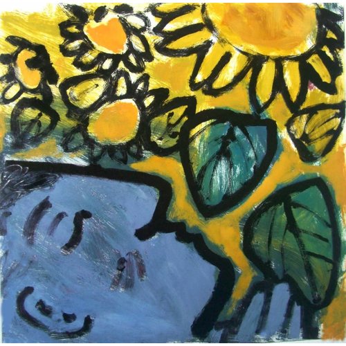 Adrienne Craddock Humming in the Sunflowers Adrienne Craddock Humming in the Sunflowers