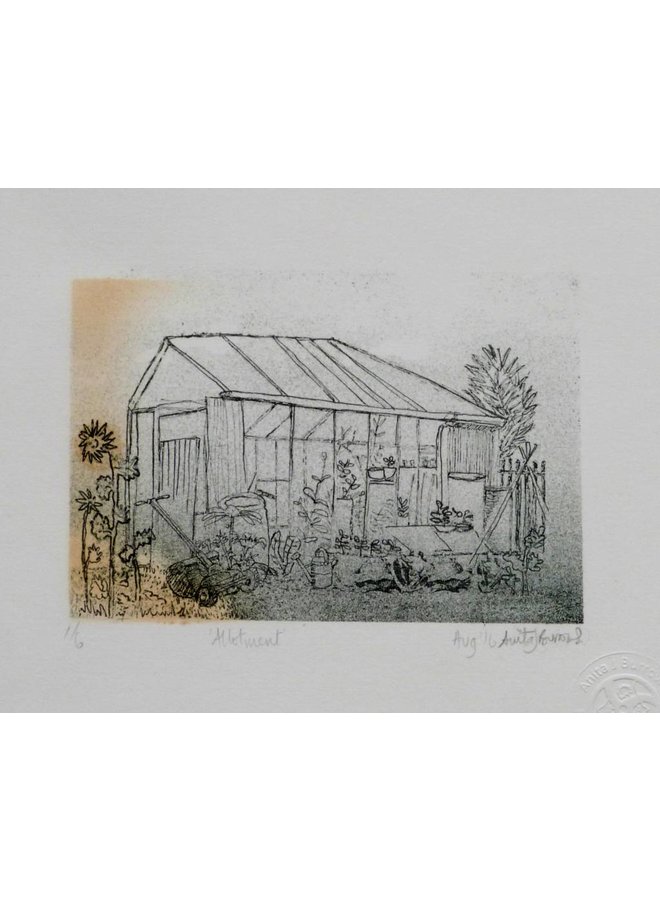 Allotment- Lithograph Framed