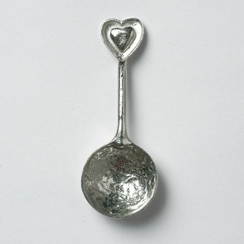Glover and Smith Heart Small Sugar Spoon 19 Glover and Smith Heart Small Sugar Spoon 19