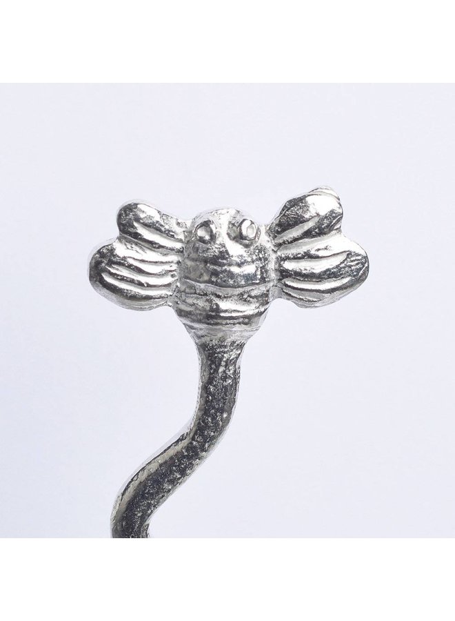 Bee Long Pewter Jar Spoon