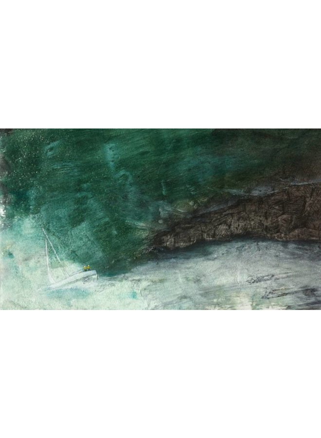 Vor der Hafenmauer herumgeworfen