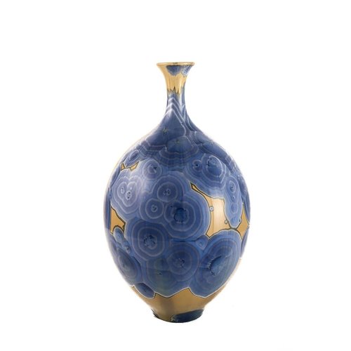 Paul Muchan Crystal Glazed Bottle form 2 Paul Muchan Crystal Glazed Bottle form 2