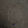 Lapis and Hematite Tube Necklace