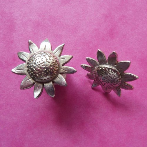 Xuella Arnold Pendientes de plata girasol Xuella Arnold Pendientes de plata girasol
