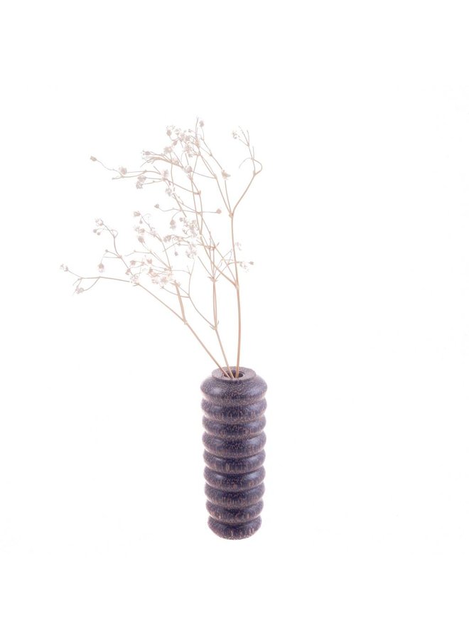 Black Palm Bud Vase