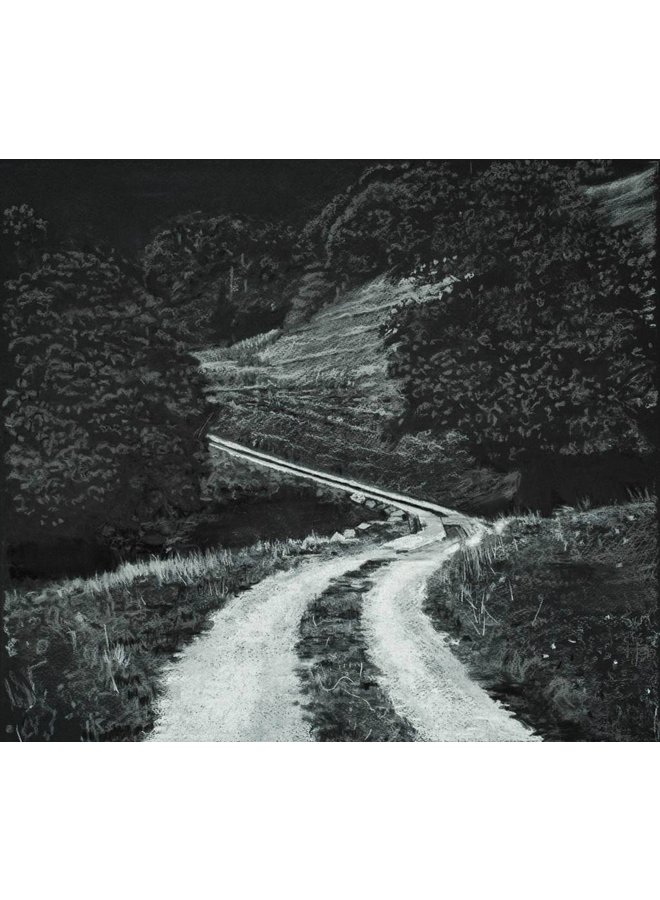 White Road to Rake Farm Charcoal Study 004