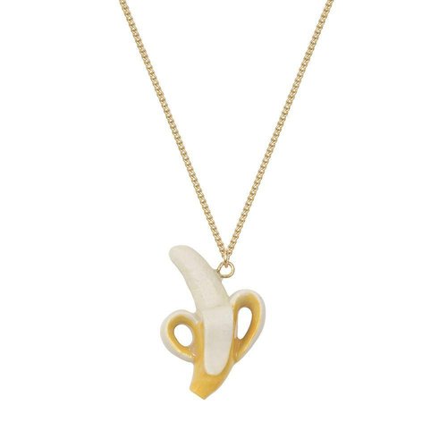 And Mary Banaan ketting handbeschilderd porselein And Mary Banaan ketting handbeschilderd porselein