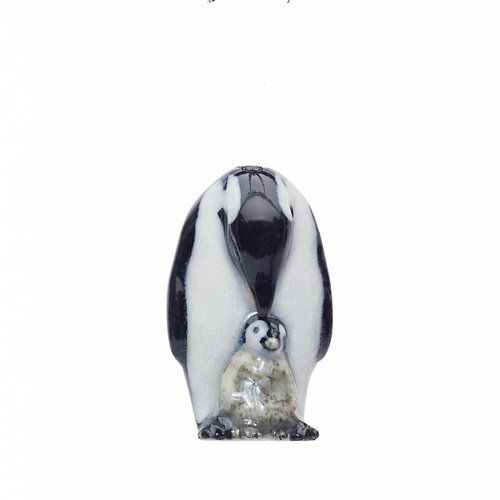And Mary Pingüino con porcelana pintada a mano de bebé And Mary Pingüino con porcelana pintada a mano de bebé