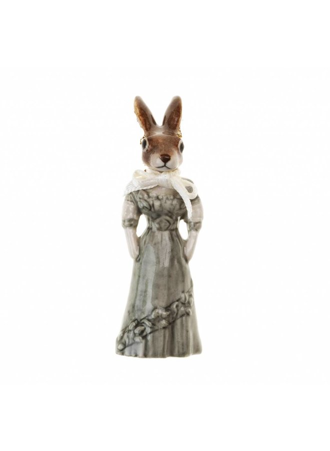 Mrs Hare charm hand painted porcelain 36