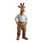 Safari Giraffe man  hand painted porcelain