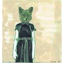 Copy of Cat - mixed media painting